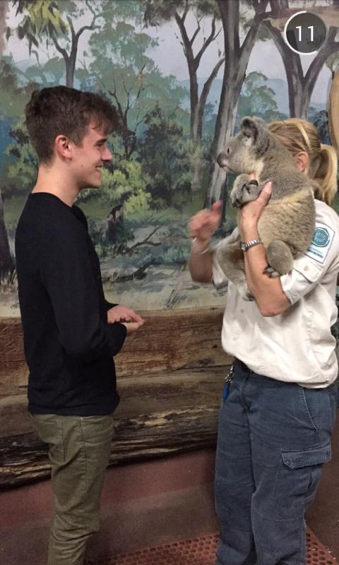 YouTuberCaption's tweet image. The evolution of @ConnorFranta holding a Kola