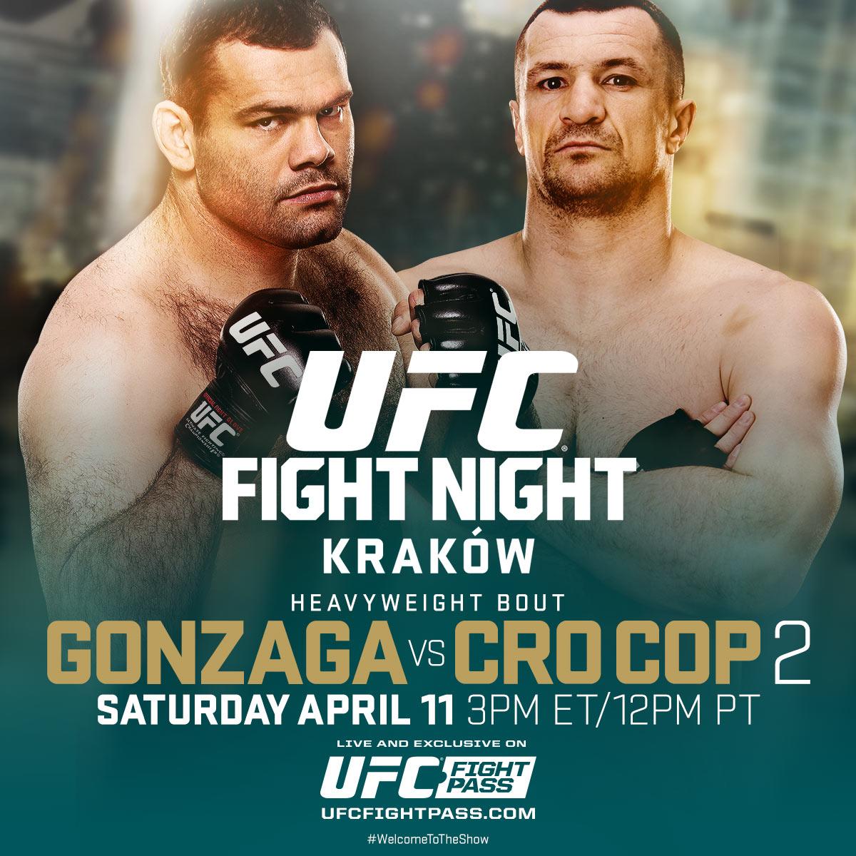 Forføre medlem Slør UFC FIGHT PASS on Twitter: "Sign-up for your 7-Day FREE trial to # UFCFIGHTPASS and catch #UFCKrakow LIVE this Saturday!  http://t.co/r0HFwxDSTn http://t.co/Befd8PwLvC" / Twitter