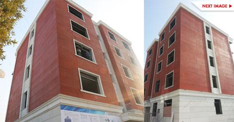 xprize's tweet photo. You’re looking at a 3D printed apartment building and it was constructed in just 1 day. http://t.co/ft97Is3IeU http://t.co/XijO9NJZki