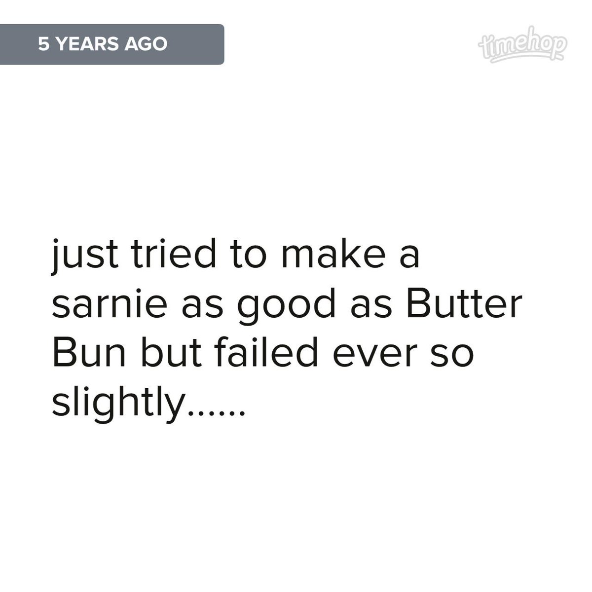Exactly 5 years ago today! via <a href="/timehop/">Timehop</a> Good job I got better at it!! timehop.com/c/fs:112046972…