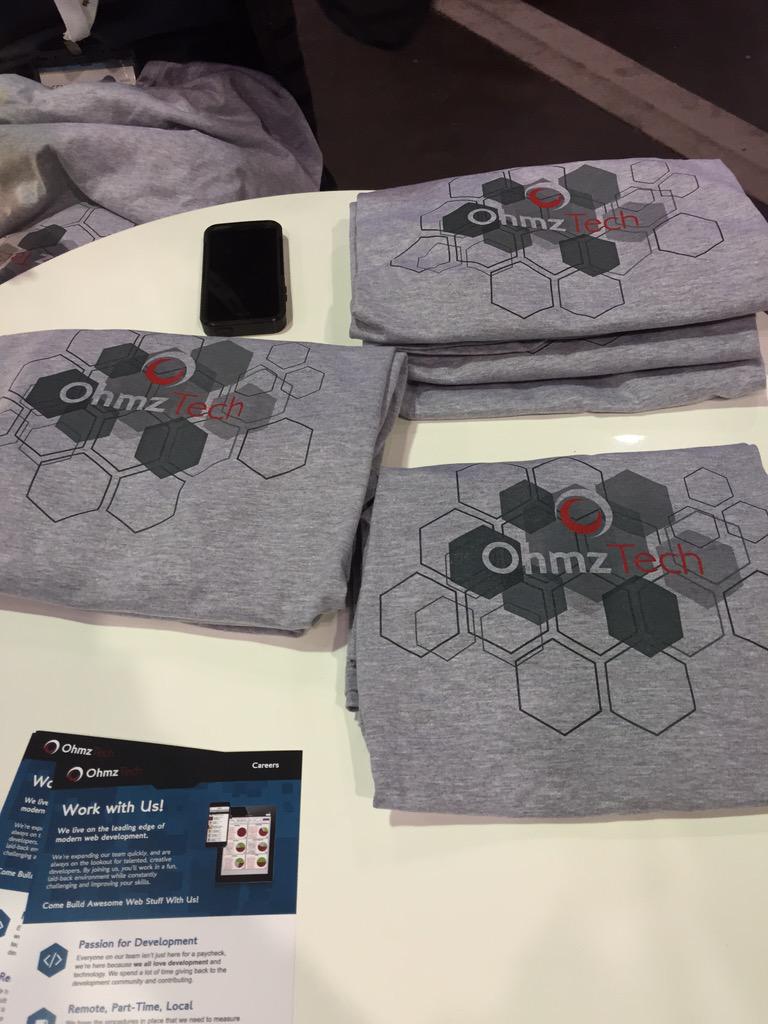 swambala's tweet image. Fun @OhmzTech booth ... Thanks for sponsoring #SenchaCon