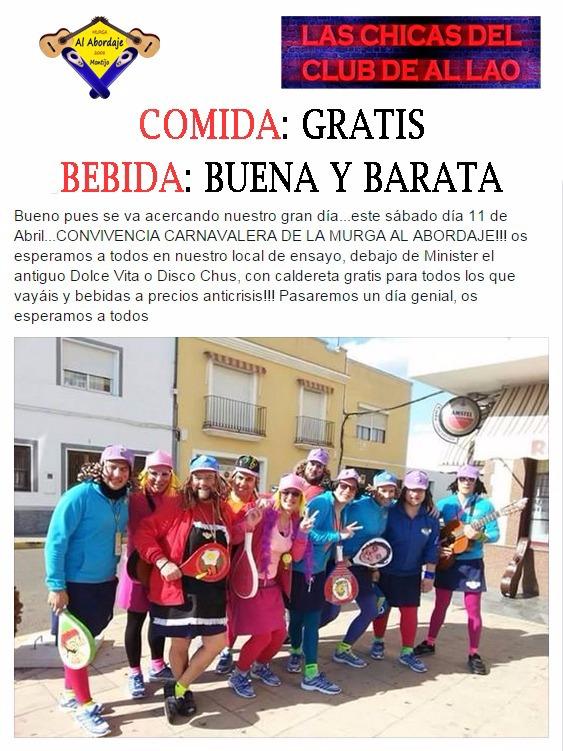 Que nadie falta a nuestra convivencia este Sábado!!!!