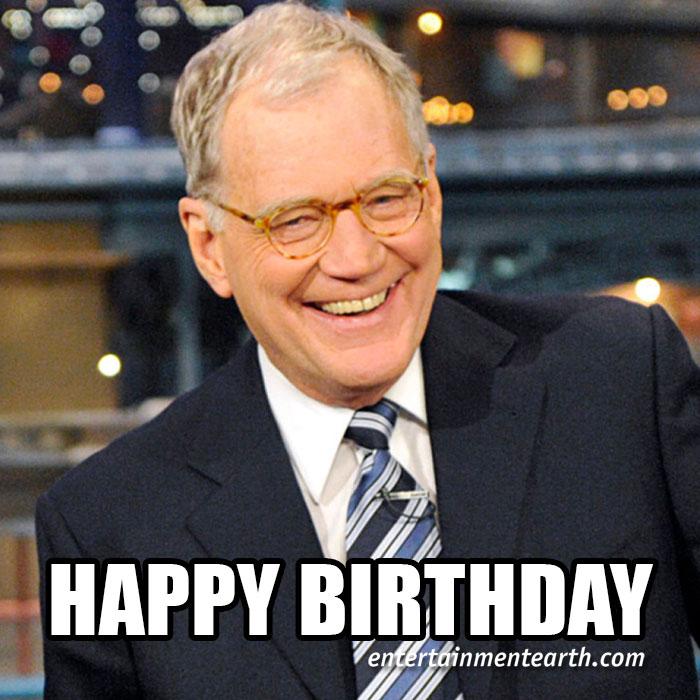 Happy 68th Birthday to David Letterman of  Shop 