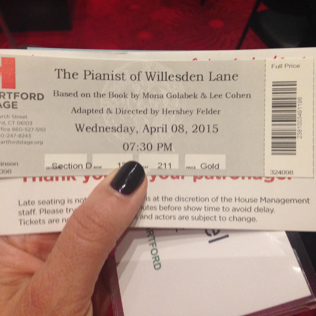 Maribellita's tweet photo. Tonight's program in support of art programs in schools. #HartfordPerforms @HartfordStage http://t.co/nXDv3QodTn