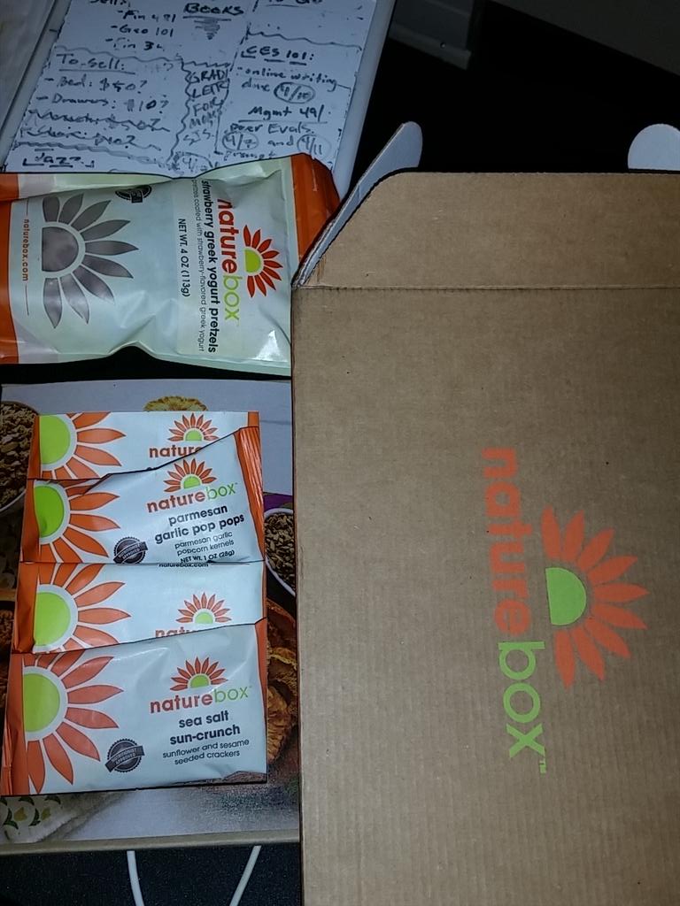 LowkeyRoland's tweet photo. Finally got my Nature Box in the mail today! #BrilliantIdiots #TheseBetterBeGood http://t.co/mCGf7vYZiE