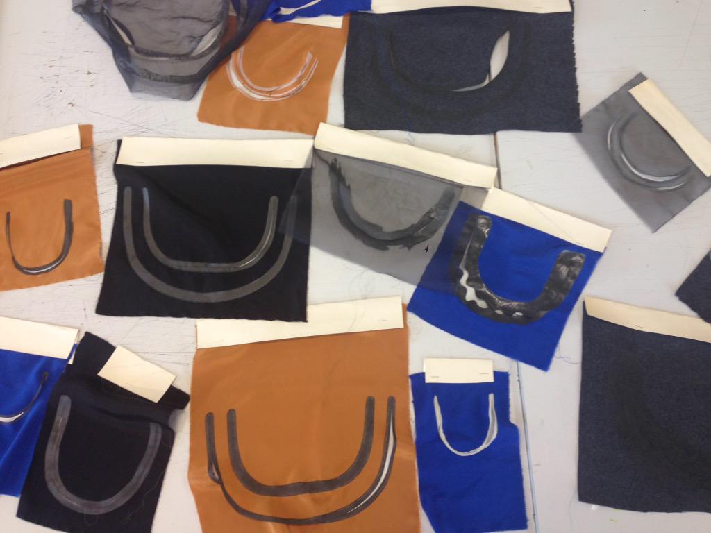 hollymcquillan's tweet image. #MakeUse DIY neckline tests.