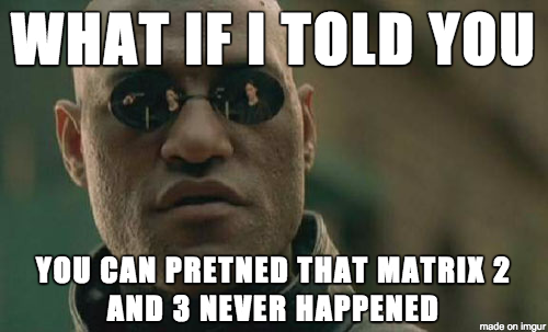 MatrixMorph's tweet image. Would if I told you ....
