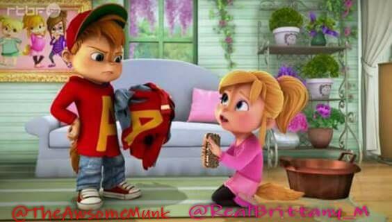 realsofiamiller's tweet image. That bad Alvin @TheAwsomeMunk with @RealBrittany_M
