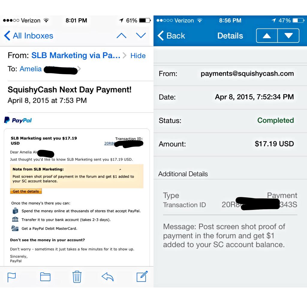 MakeMoneyMia's tweet photo. My favorite survey site!!!! @SquishyCash http://t.co/3TQ7pIFQyW #surveys #getpaidto #makemoneyonline #SCAMFREE http://t.co/zUZwiCc0jx
