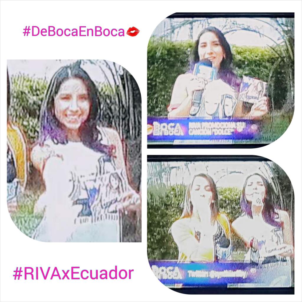 Riva_Ecuador's tweet photo. #Dolce🍭💝 en #DeBocaEnBoca💋 @tctelevision #RIVAxEcuador @RivaPopMusic 😘😘 http://t.co/sOrvBlzNAP