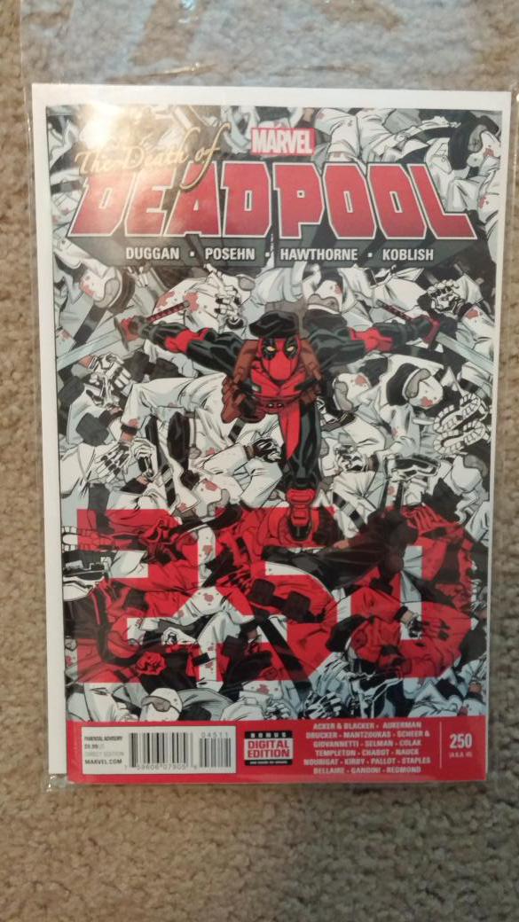 DTJohnson2013's tweet photo. No more chimichangas for Deadpool. #Deadpool #DeathofDeadpool http://t.co/oYs75FoWer