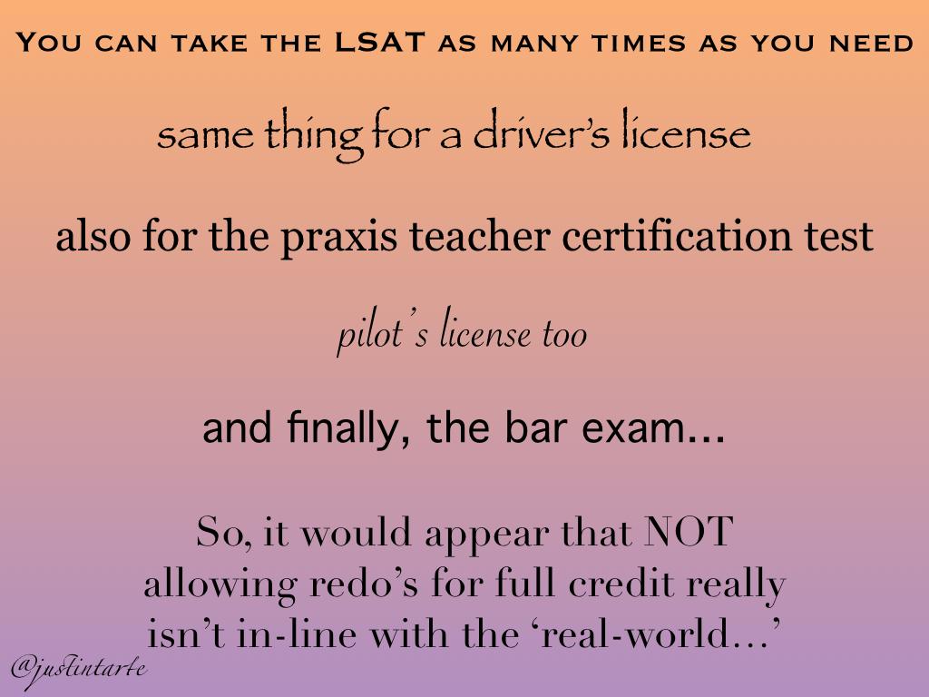 The next time you tell someone redos &amp; retakes aren't a part of the 'real-world,' consider this: via <a href="/rickwormeli2/">Rick Wormeli</a>