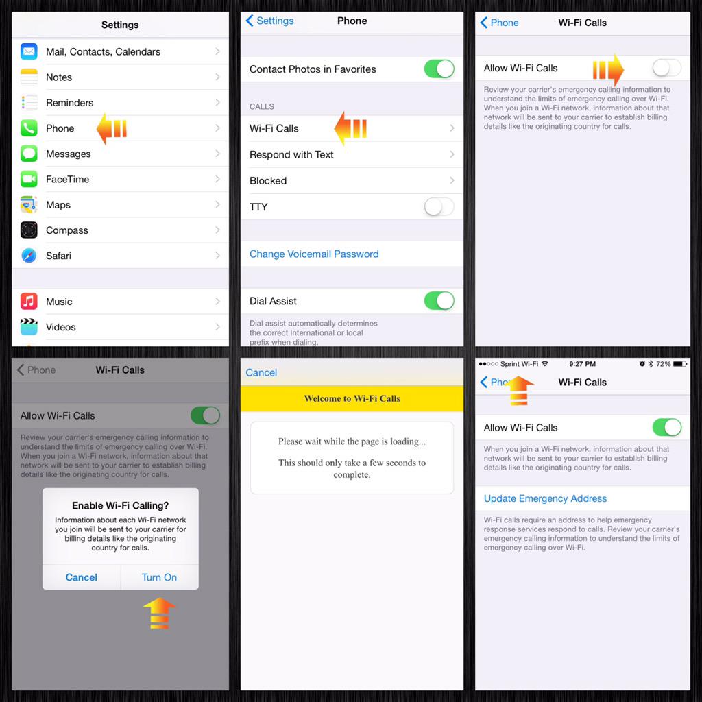 DRenault87's tweet photo. Made this to show how easy it is to enable Wifi calling on the iPhone @MarcoConde212 @kgbond0007 @jrivera_86 http://t.co/t5OQv9dfVx