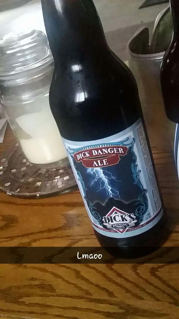 ThaGurlNxtDoor's tweet photo. The fact that this beer exists is too funny! #dickdanger http://t.co/POvjg6FVZL