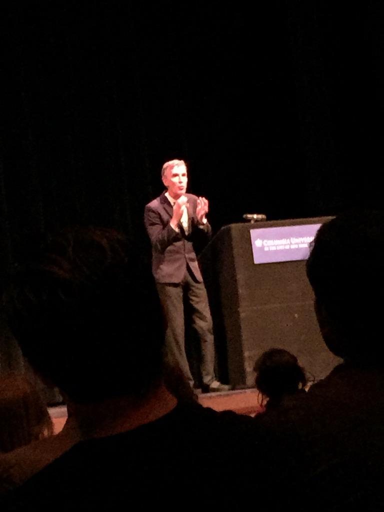 Hanna_Hamdi's tweet photo. @BillNye explaining thermodynamics in 5 minutes. He's amazing and his bow tie is so on point though. #NextGenNuc http://t.co/LlTUOZ2nqt