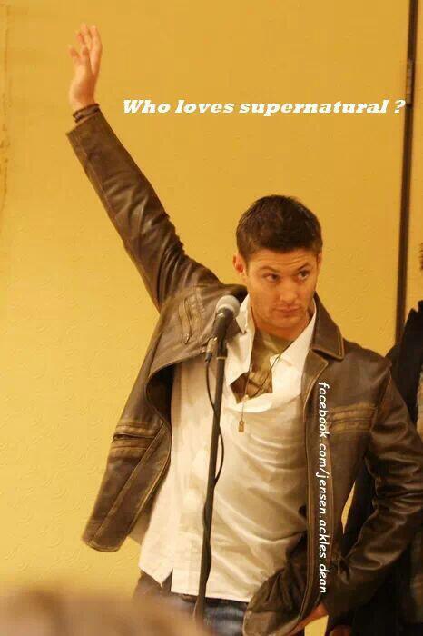 julielinx's tweet photo. #JensenAppreciationDay And most of all - because he loves us too.

Who else loved @Jensen appreciation day? http://t.co/yFmZ16AdrB