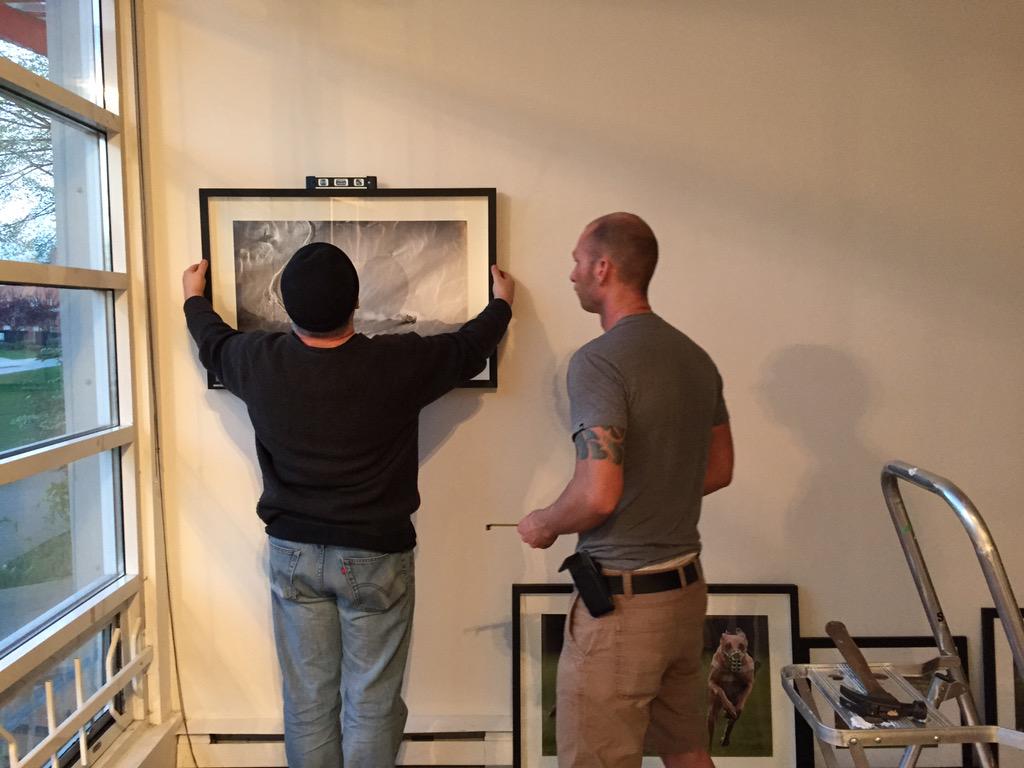 WendyDphoto's tweet photo. First print going up! After hours by @capicvancouver photographers @capicvancouver http://t.co/h7Fk5NWL27
