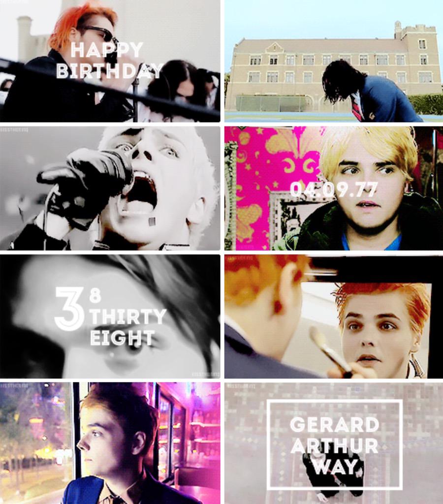 Happy 38th Birthday, Gerard Way!   