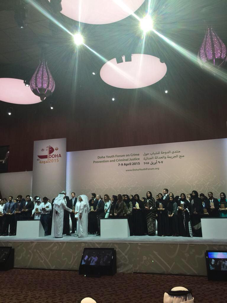 شكرا للحضور ولجميع من شارك وحضر وساهم في إنجاح هذا المنتدى. #DohaYouth