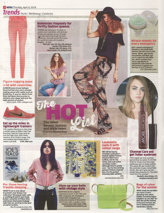 cowshedonline's tweet photo. Look who made The Hot List in today's @MetroUK! Hello @JoesTeaCo Sleepy Cow Tea! http://t.co/ASR6RDfgpl #SleepyCow http://t.co/RNd6IjHuuW
