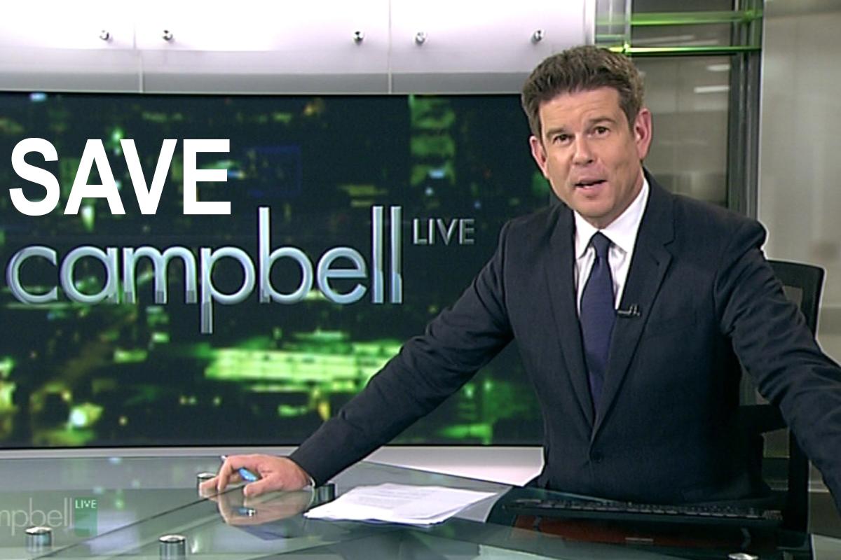 GreenpeaceNZ's tweet photo. PETITION: #SaveCampbellLive  https://t.co/PY6thWiLeo via @althecat http://t.co/JfVspjPGOs