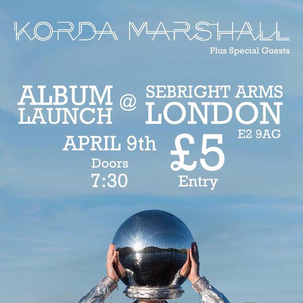 sebrightarms's tweet photo. TONIGHT 
 @kordamarshall launch their debut album - Now We Breathe 
Doors 7.30pm http://t.co/Adx5ormg7v