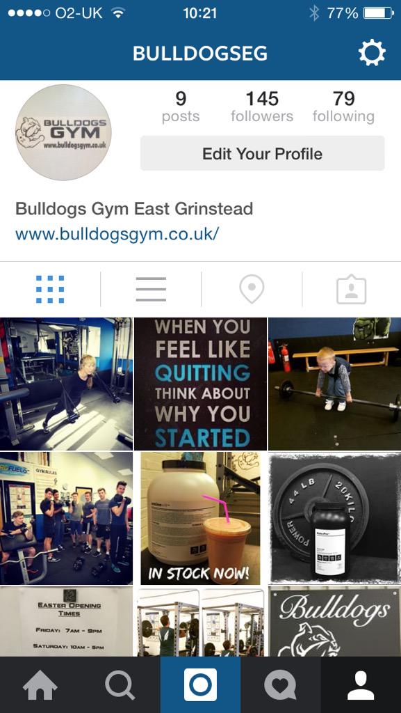 BulldogsGym's tweet photo. Everyone go give our new Instagram page a follow!! @bulldogseg http://t.co/lIAeczCXj7