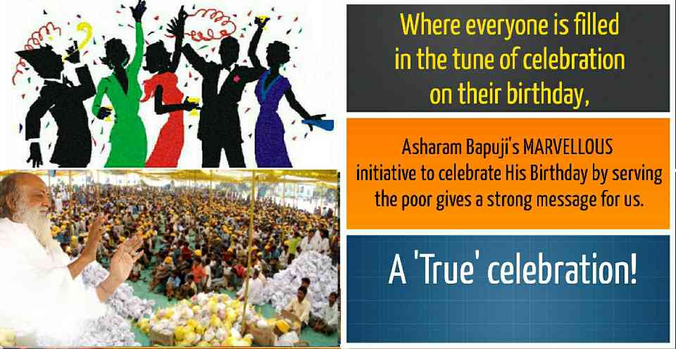 HelpieDay's tweet photo. @jjhaalaa Millions of disciples of Asaram Bapu Ji celebrate His Birthday as #HelpieDay across the Globe.  https://t.co/3FcU2zpURM