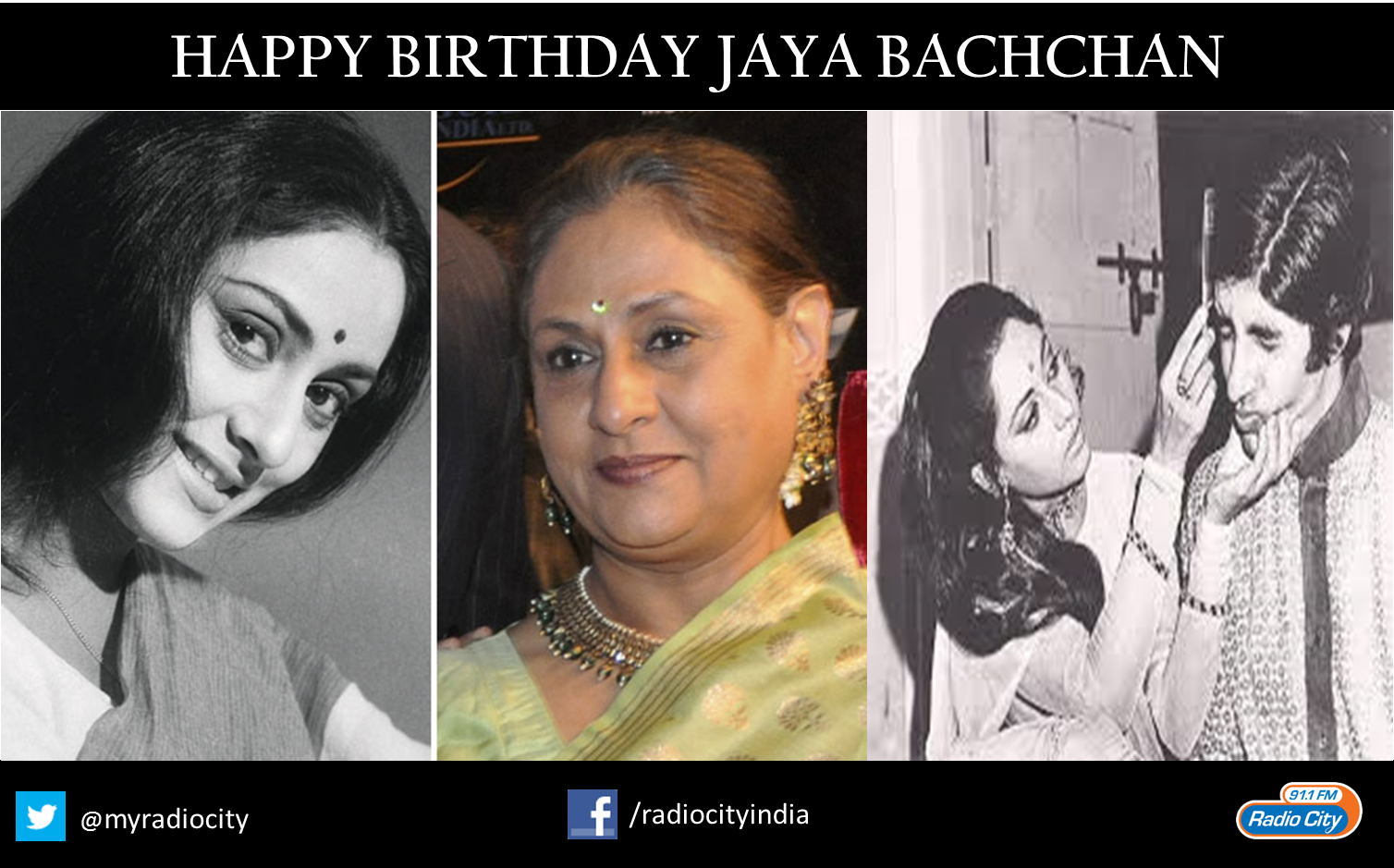 Best Wishes to one of the most graceful actors of -Happy Birthday Jaya Bachchan 