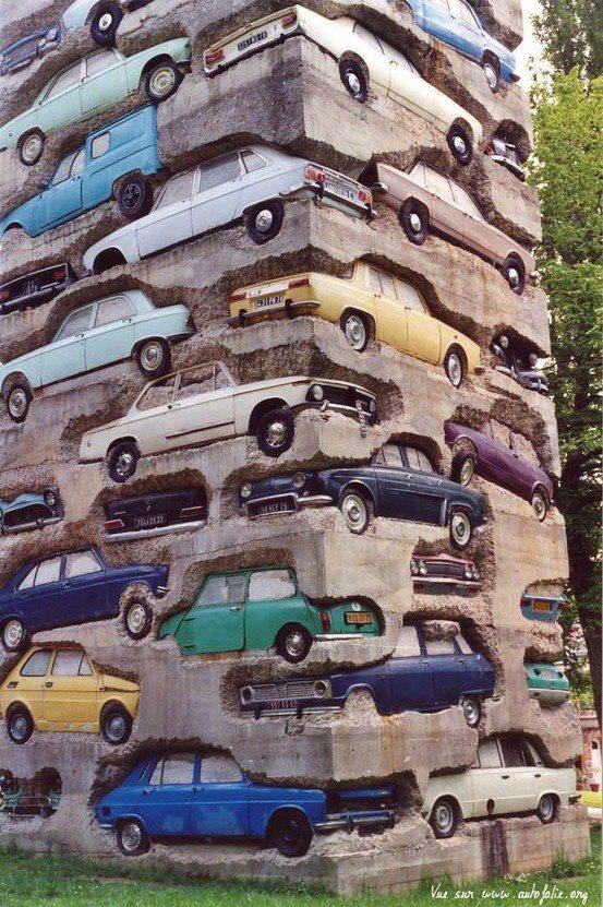 Inspiresinc's tweet photo. Car cemetery in France. http://t.co/V7D2ntamXv