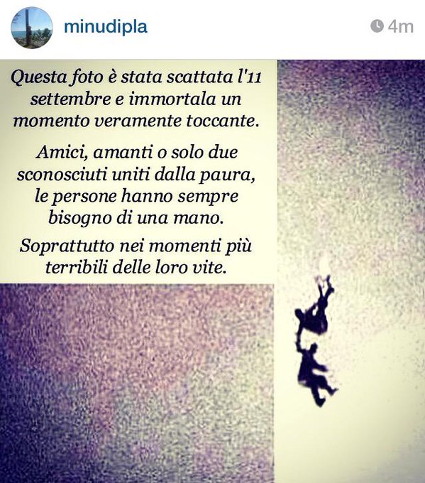Mi si &egrave; aperto qualcosa dentro a vedere queste due anime che si tengono per mano. Wow. Graze x questa