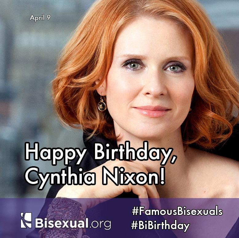 Happy Birthday Cynthia Nixon!  