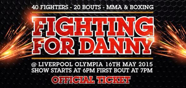 MMAgentUK's tweet photo. Join us &amp; Show your support for @dannycousineau5 Sat May 16th Liverpool Olympia

🙌👊

@Chris_Zorba @DanHotChocolate http://t.co/T8bsMZ2PBv