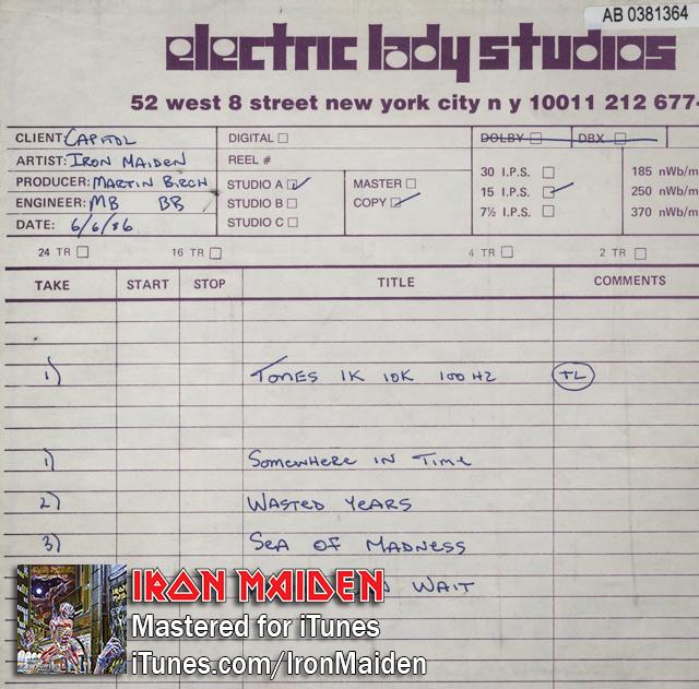 IronMaiden's tweet image. Spot the cool thing....

Mastered for iTunes @ iTunes.com/IronMaiden