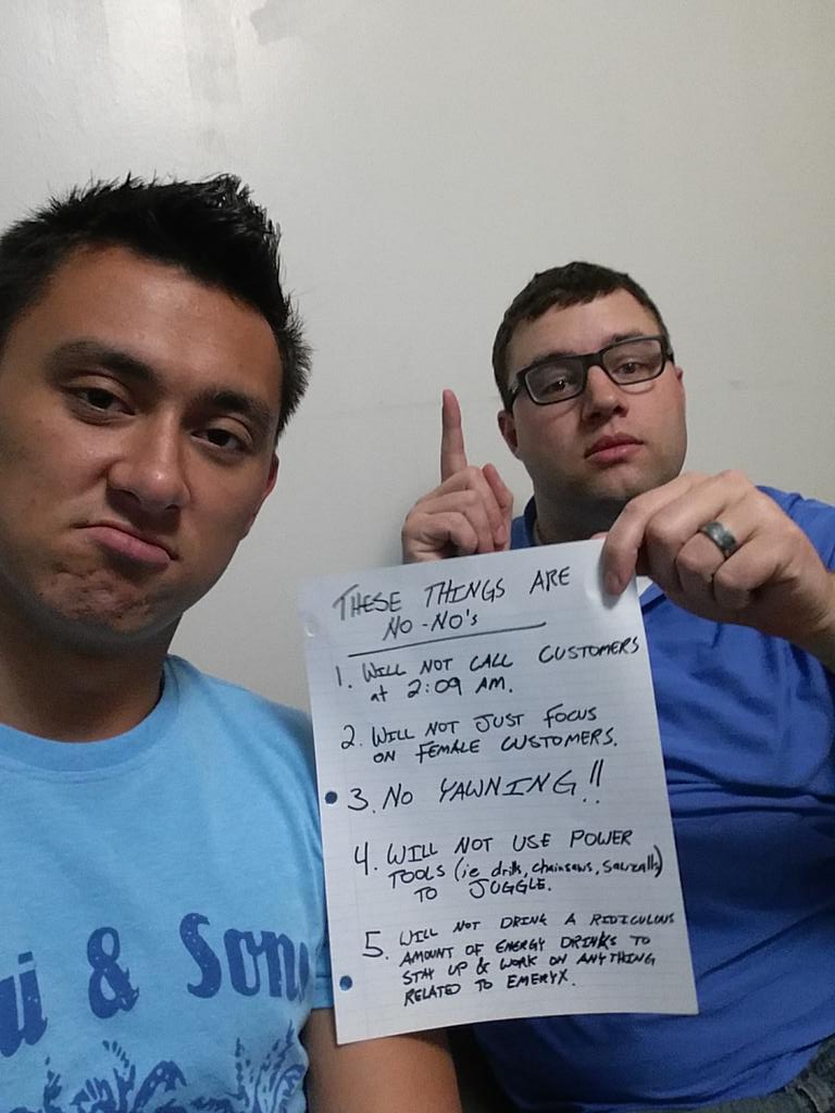 TeamEmeryx's tweet photo. These are no-no's. We mean business #USUaggies #aggielife #AggieEntrepreneurs #teamemeryx #eracelegal3 #illegalstuff http://t.co/qUJxkBrvNw