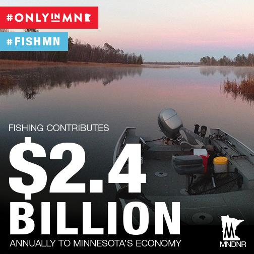 mnfishwildlife's tweet photo. From fishing lines to bottom lines: Anglers matter in Minnesota. #FishMN #OnlyinMN http://t.co/4MqEZEa5XT