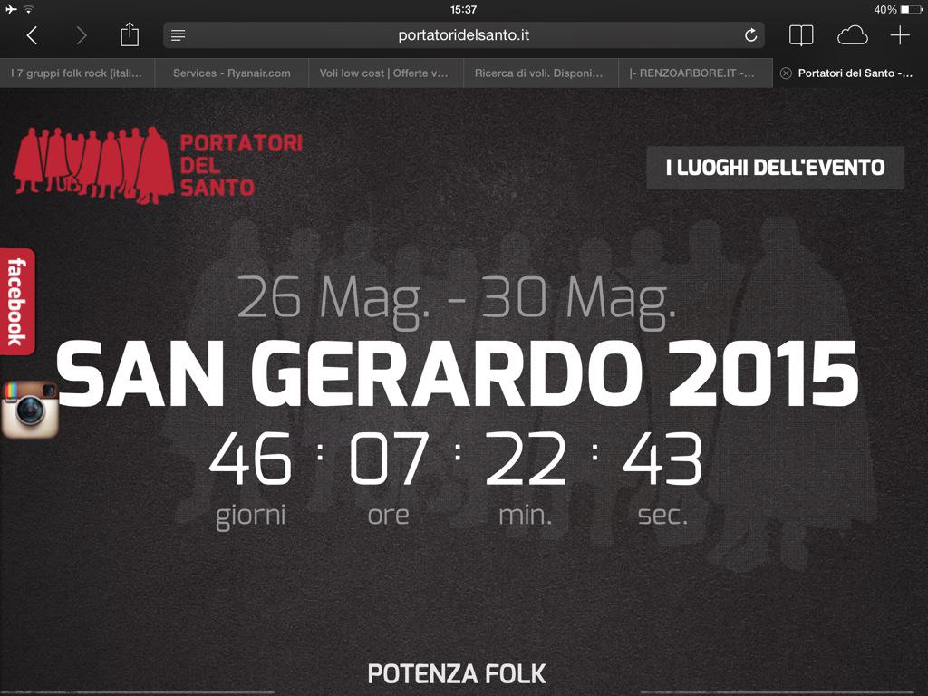 portatori's tweet photo. Quanto mancaaaaaaaaaaaaaaaaa? #portatori #sangerardo2015 http://t.co/6SaQ6fE4Gv