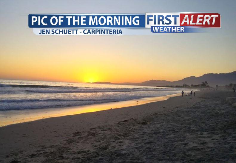 GarofaloWX's tweet photo. Heaven? Nope, just a shot from #Carpinteria of a typical California sunset ;) #cawx #PicoftheAM @KEYTNC3 @VisitCarp http://t.co/F4fymAyaeA
