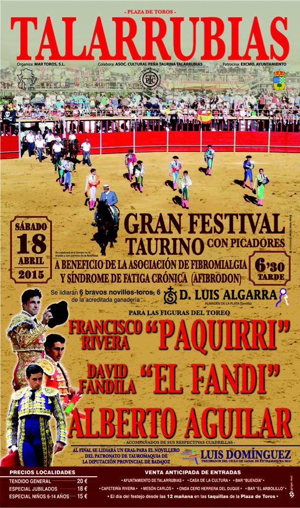franvazquez1's tweet photo. Comenzamos la temporada 2015 con un festival por una muy buena causa @AAguilarmatador http://t.co/34rHXqqg2O
