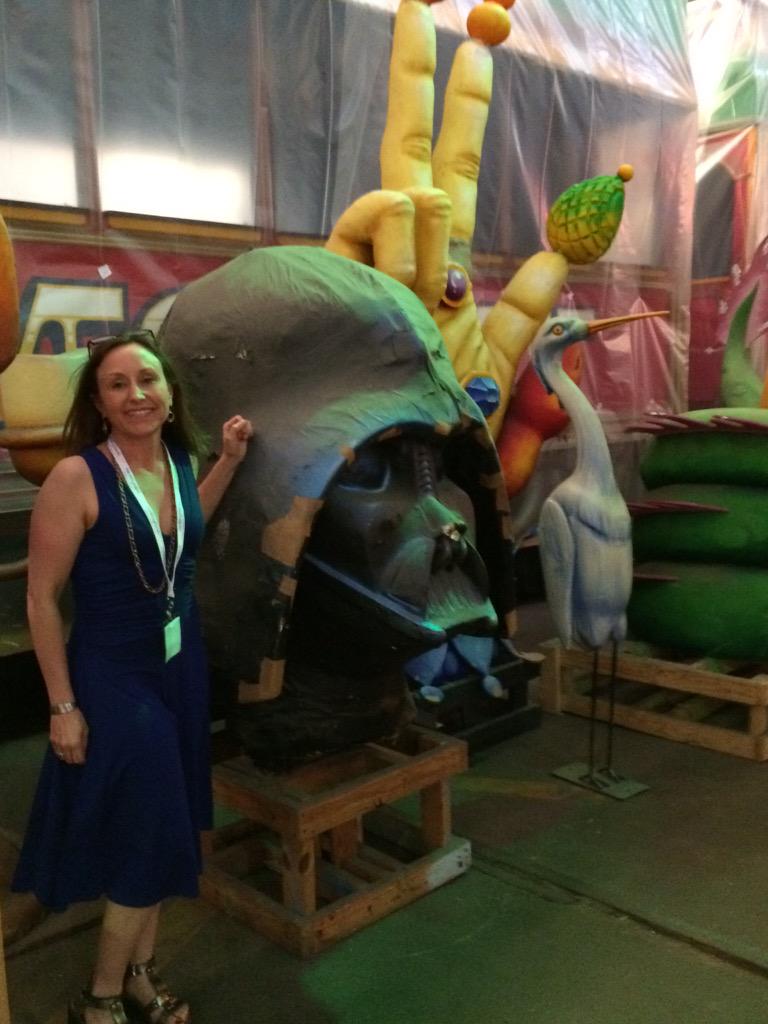 CPevny's tweet photo. @CPevny: WEN 2015 Conference opening night at Mardi Gras World #wen2015 http://t.co/fKjVeeeOZy