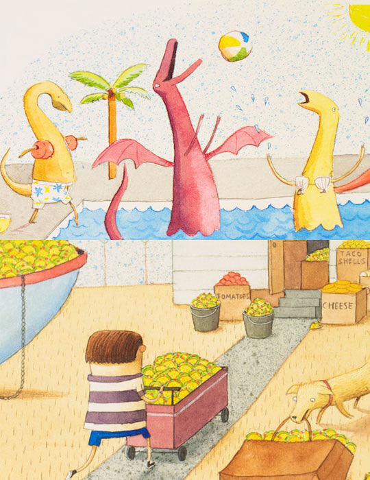 mirandar_rider's tweet photo. Dragons love tacos! Love the language and bright pictures #eld307 @HeatherCasey19 http://t.co/6eweQhUOES