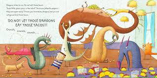mirandar_rider's tweet photo. Dragons love tacos! Love the language and bright pictures #eld307 @HeatherCasey19 http://t.co/6eweQhUOES