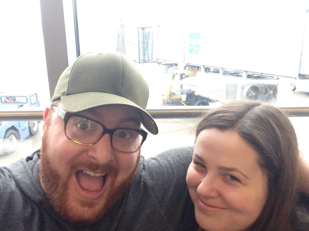 FTFatherless's tweet image. Headed to Denver to play @EPAtweeter tomorrow night! I'm excited to fly....Christa is not...this pic is the proof.