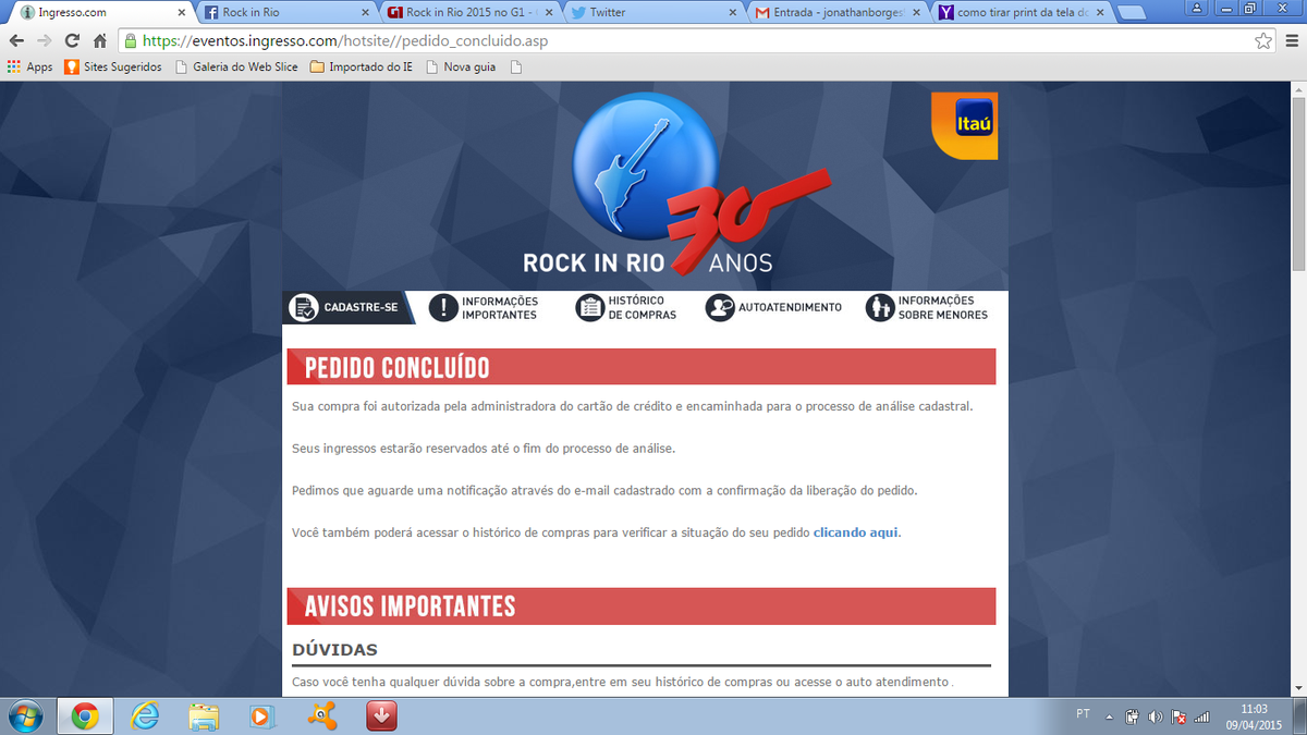 jhoowborges's tweet photo. @rockinrio @BreeeRibeiro nao acredito! #VendaRockinRio http://t.co/hhstK52q1H