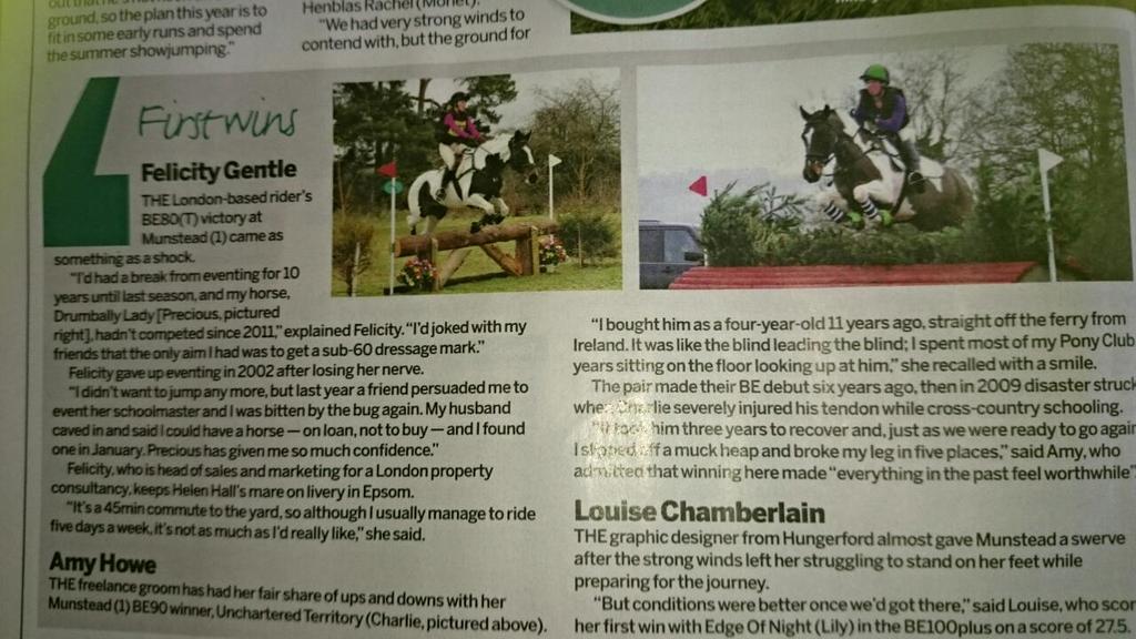 EVENTfulHORSE's tweet photo. Thanks for the mention @horseandhound #FeelingFamous http://t.co/t5zTPVZFu3