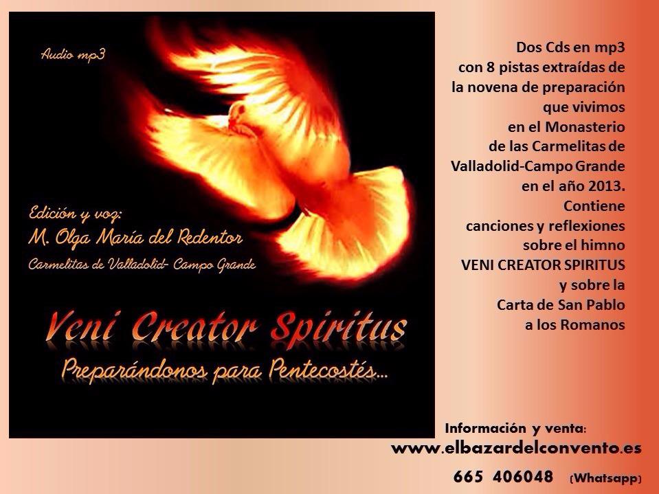 Csamaritanas's tweet photo. Última novedad de la semana ya esta disponible el CDdecancionesyreflexiones #elbazardelconvento #VeniCreatorSpiritus http://t.co/hXFfr7Q3m5