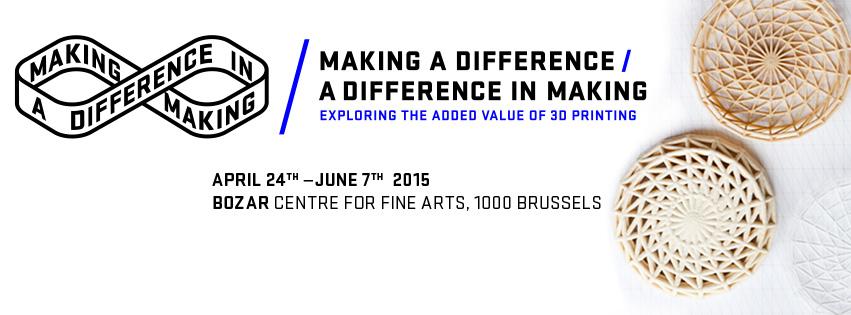 Carapace Masks are part of "Making a difference / A difference in making" exhibition in Bruxelles by <a href="/MaterialiseNV/">Materialise</a>