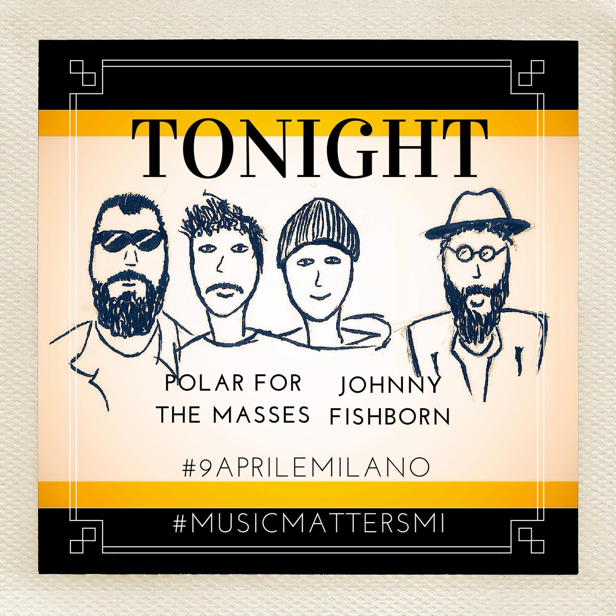 MusicMatters_Mi's tweet photo. STASERA #MusicMattersMi > @soundreef @p4tm @johnnyfishborn al @LigeraMilano! Info http://t.co/8BHphKckKI http://t.co/0r0BuiNxkP