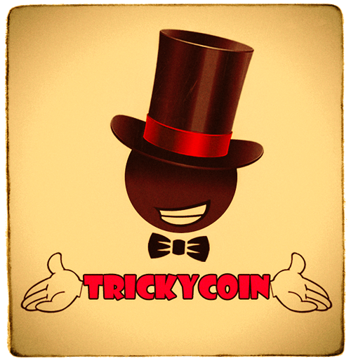 TrickyCoin's tweet photo. Shadow_Runner has skillz. First entry in TrickyCoin logo contest. Submit your design today! @ShadowRunnerBTC http://t.co/RifPbmvelq