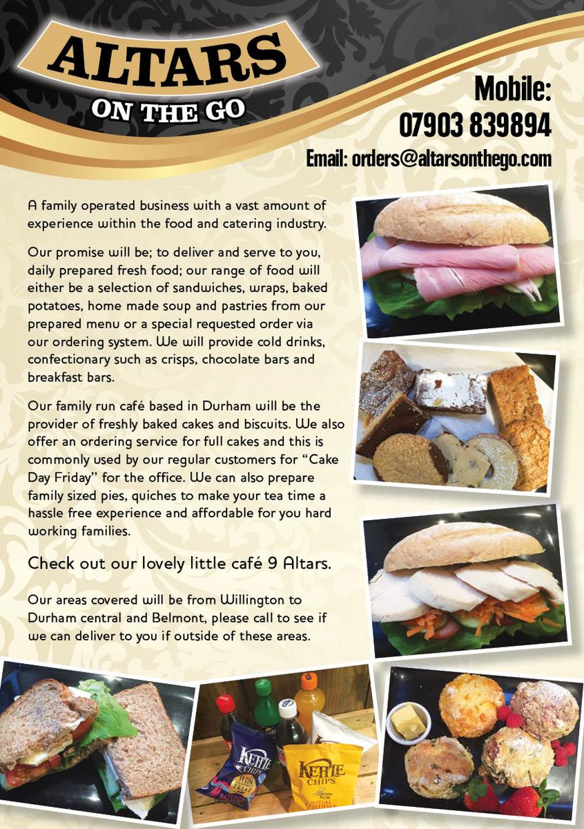 Check out these great leaflets for <a href="/ALTARS_OnTheGo/">ALTARS ON THE GO!</a> by <a href="/beezlydesign/">Beezly</a> <a href="/CoDurhamHour/">County Durham Hour</a>